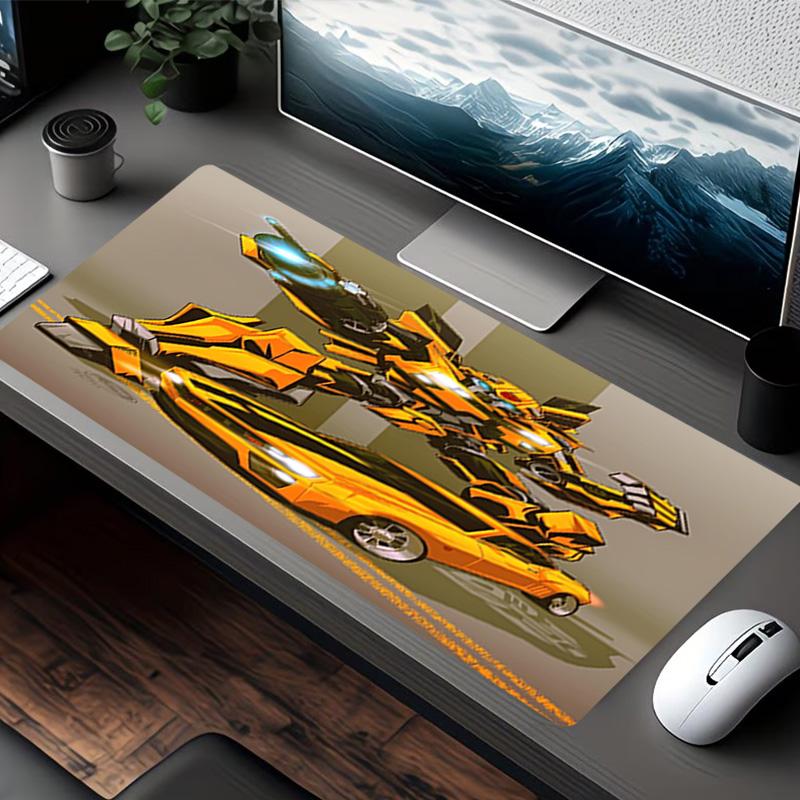 robot Print Mouse Pad, for Keyboard Pad Laptop PC Mat for Office Home Use, Desk Decor, Perfect Birthday Gift for Gamers