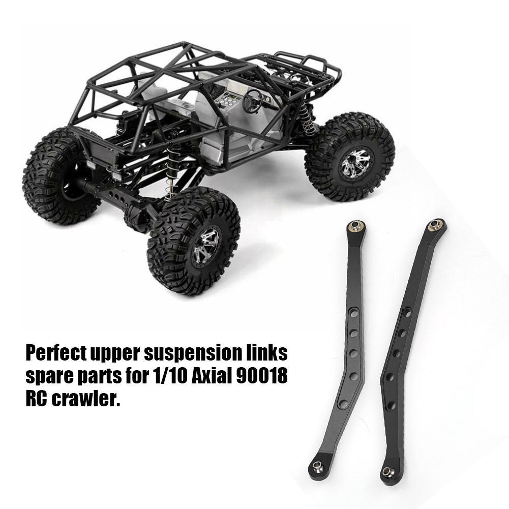 Aluminium Alloy Upper Suspension Links Remote Control Car Accessory for 1 10 Axial 90018 RC CrawlerBlack
