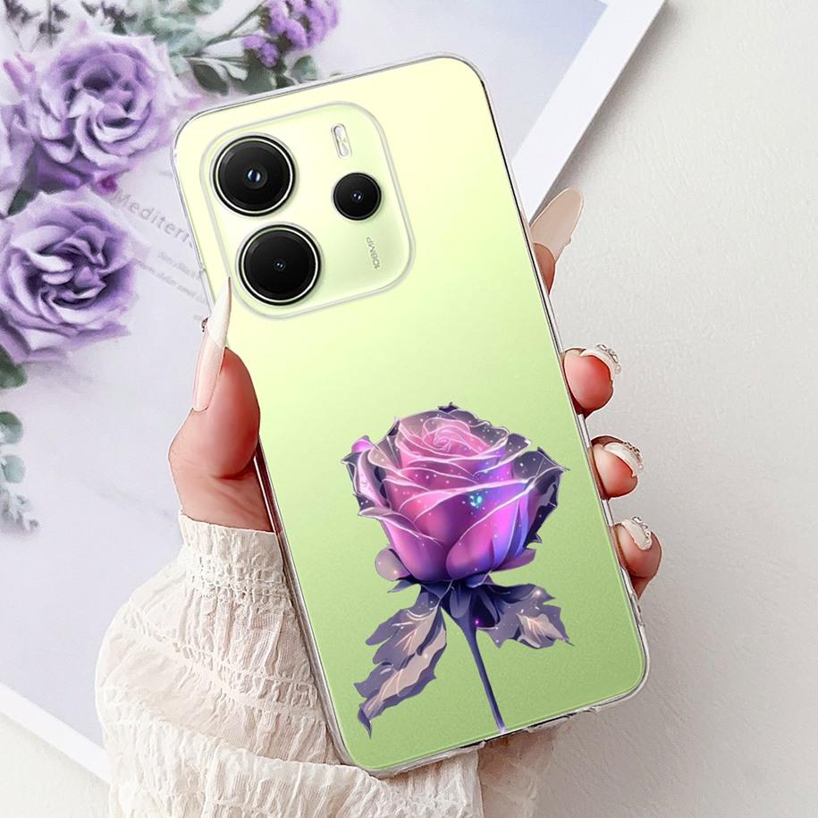 Силиконовый чехол для Xiaomi Redmi Note 14 4G EU 2025, чехол, крутой Лев Леопард Дракон Животные, мягкий тонкий чехол для Note14 4G EU, чехол