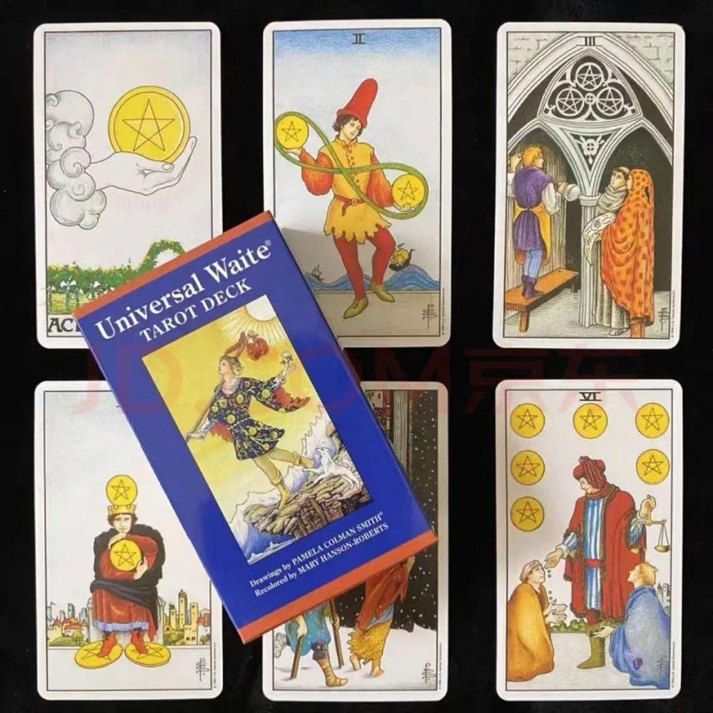 Universal Tarot Playing Cards Set With Paper Material For Meditation And Divination