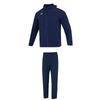 Windproof Training Zip-Up Hoodie And Comfortable Breathable Straight Leg Pants Casual Sports Set Men Sets Blue 22500408-408+22500706-408