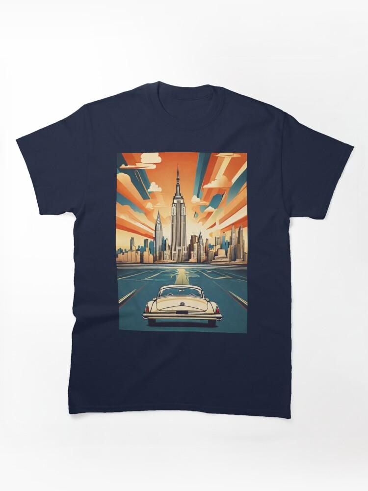 Cities Skylines Retro-Futuristic Skylines of Tomorrow Classic T-Shirt