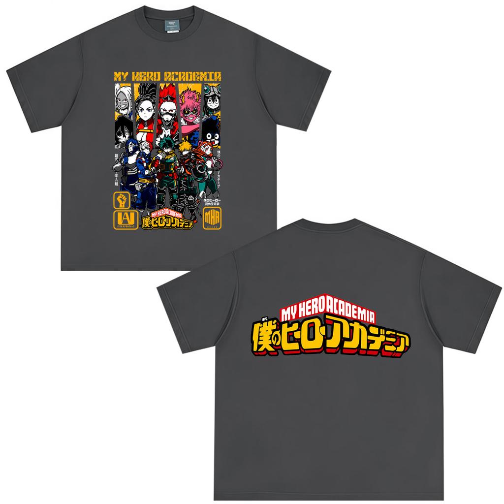 Anime My Hero Academia T Shirts Unisex Unisex Clothing Harajuku Fashion Tshirt Summer Casual Cotton Oversized Highquality Tshirts