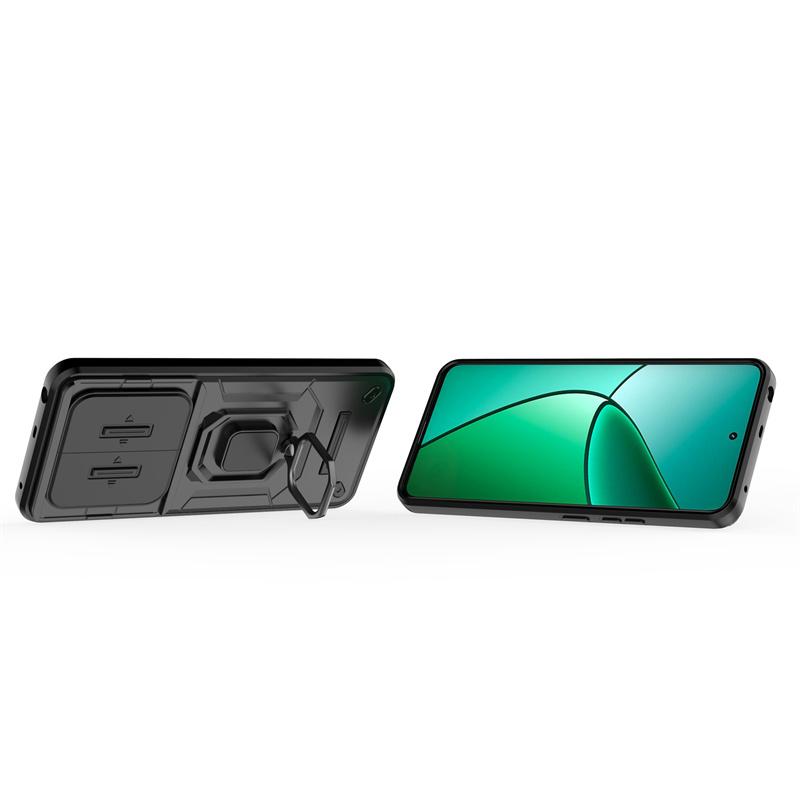 Для Realme 12 Plus 5G чехол магнитное кольцо бронированные чехлы для телефонов Oppo Realmi 12+ 5G RMX3867 6.67" камера защита задняя крышка