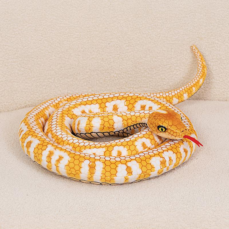 Snake Green Snake Brown Snake Plush Toy Photo Studio Photo Props Zoo Snake Doll Ornament