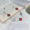 Buccellati Bracelet Four-Leaf Clover Five-Flower Laser Diamond Double-Sided Girls Retro Court