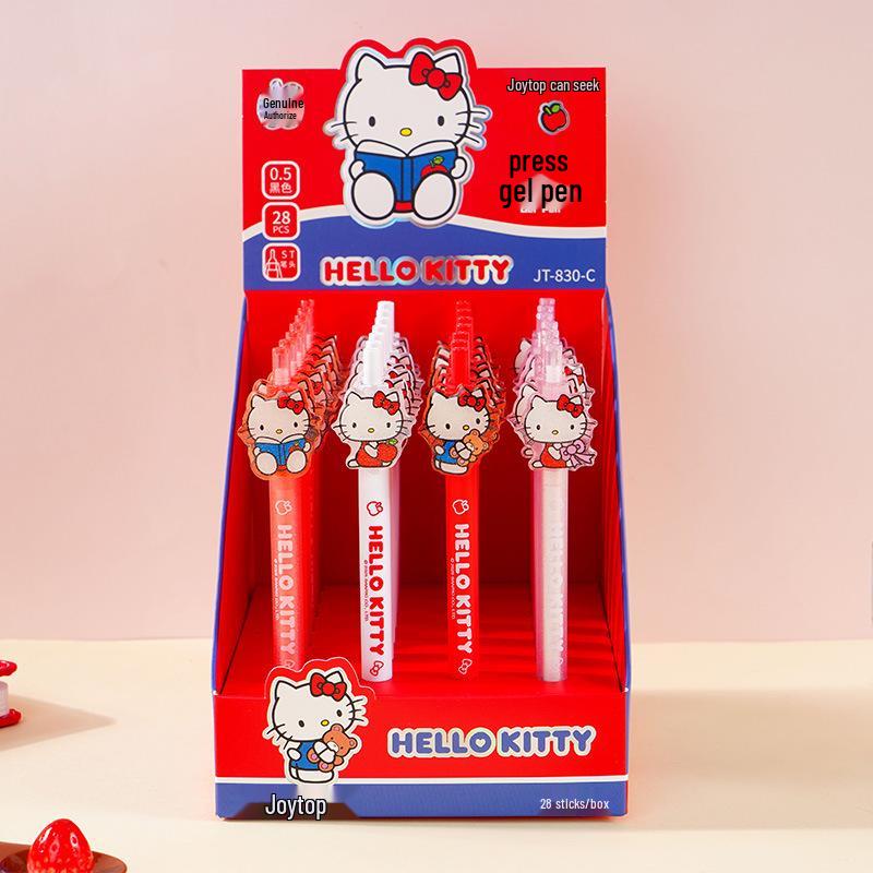 Набор шариковых ручек Yue Mu Hello Kitty Мультяшный - Быстросохнущий Девчачье Сердце ST Наконечник для Учеников