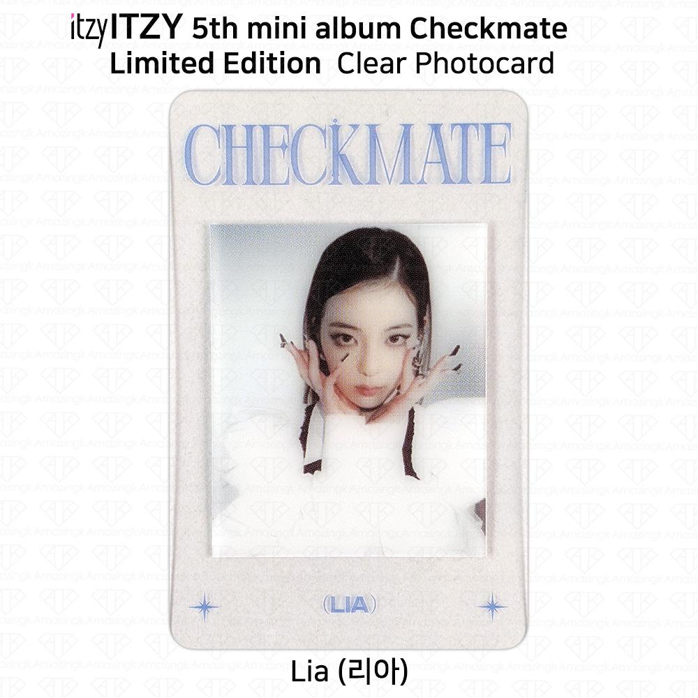 ITZY 5-й мини-альбом «Шах и мат», официальная фотокарта, прозрачная карта, специальная карта KPOP