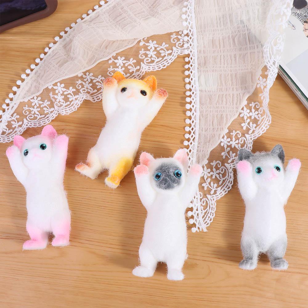 Cartoon Simulation Cat Squeeze Toys Slow Rebound Cat Fidget Toy Cat Doll Squeeze Toy  Sensory Toys