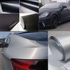 152cm 12" X 60" Brushed Aluminum Vinyl Film Metallic Wrap Sticker Decal Bubble Free Air Release
