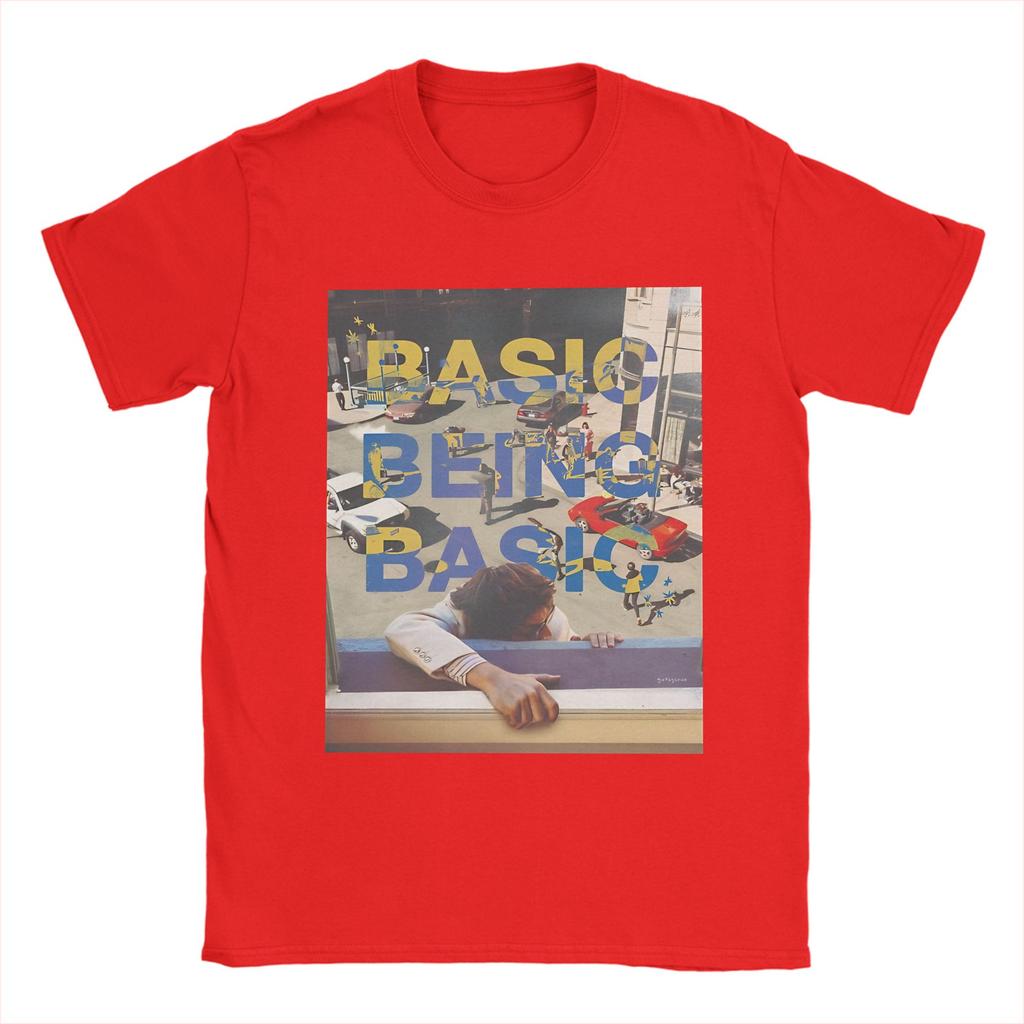 Streetwear T Shirt Beach Basic Being Basic By Djo Novelty T Shirt Cotton Tee Shirt for Couple Awesome Short Sleeve Top Tees
