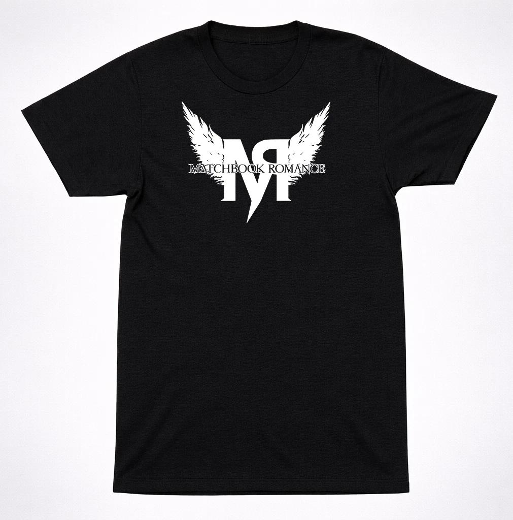 Matchbook Romance Logo T-Shirt Emo Rock Band Wings Symbol Black Tee