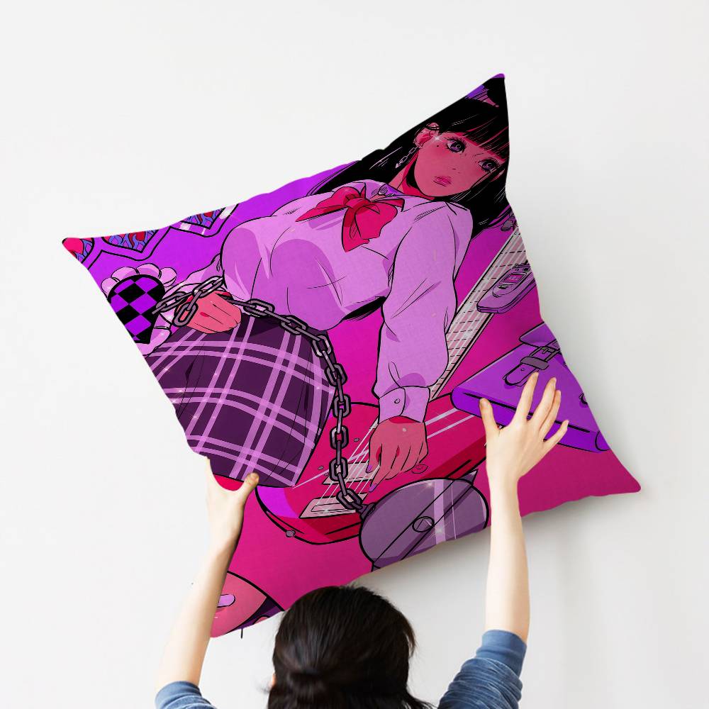 Ins Japanese Anime Pillow Gifts Home Office Furnishings Bedroom Sofa Car Cushion Cover Case 45x45cm