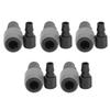 5 Sets Pneumatic Fitting Air Coupler Quick Connector Type C Self Locking Female Thread(SF+PF20 )
