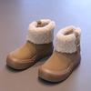 Winter Kid Platform Ankle Boots Black Khaki Trend Girls Cotton Boots Fashion New Versatile Children's Causal Short Plush Boots