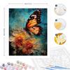 Frame Butterfly And Flowers Painting By Numbers Kits For Beginner Handmade Drawing On Canvas Picture By Numbers For Home Decors 40x50cm