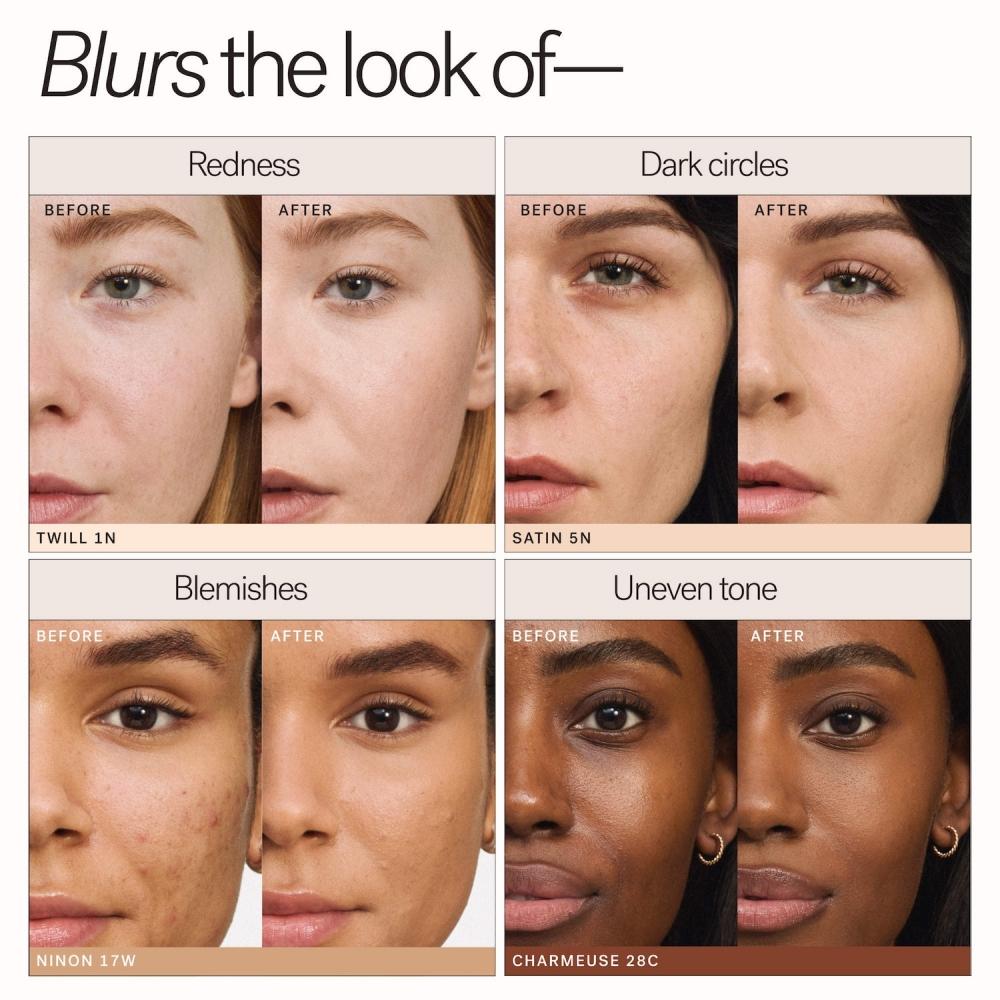 Ilia Skin Blur Serum Concealer With 12 Hour Wear .2 Fl Oz 6ml Jersey 34n Extra Deep With Neutral Undertones