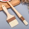 Пищевая деревянная ручка, щетка для барбекю, устойчивая к высоким температурам щетина, равномерное покрытие маслом, устойчивая к потекам щетка для гриля, инструмент для выпечки
