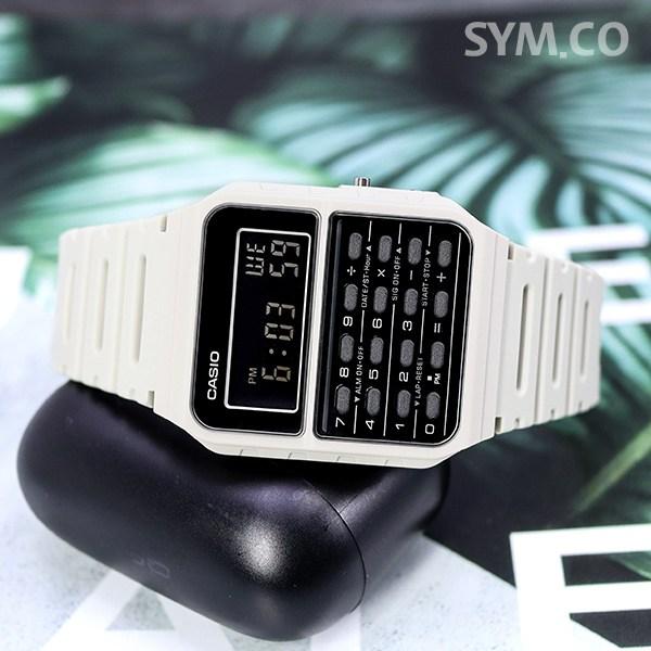 Casio Vintage Daily Calculator Digital Data Bank Watch + Battery Exchange Voucher Package