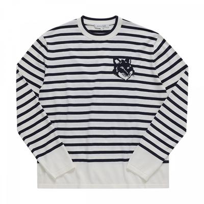 MaiSon KitSune Mm00803kt1102 S492 Голова Лисы Инкрустация Полоска Мужской S Вязаный