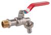 Ball valve with metal connector, 1", F-Comfort