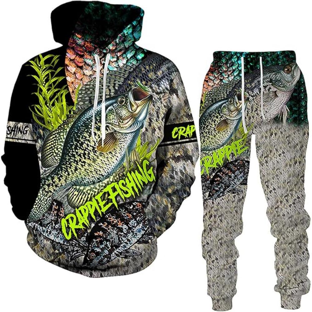 Camo Fishing Hunting 3D Printed Men Hoodies/Tracksuit Fashion  Spring Autumn Man Clothing Suit Casual Long Sleeve Jogging Suits