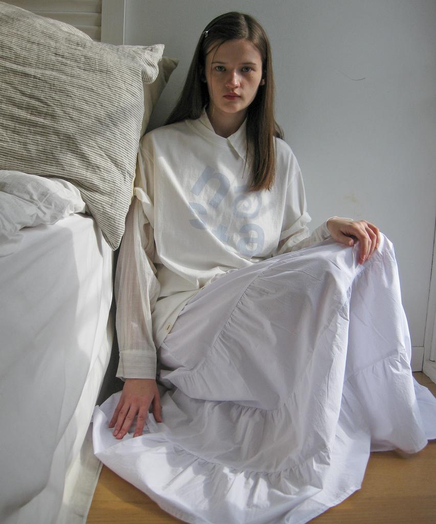 NAATS At Logo Oversized T-Shirt, White