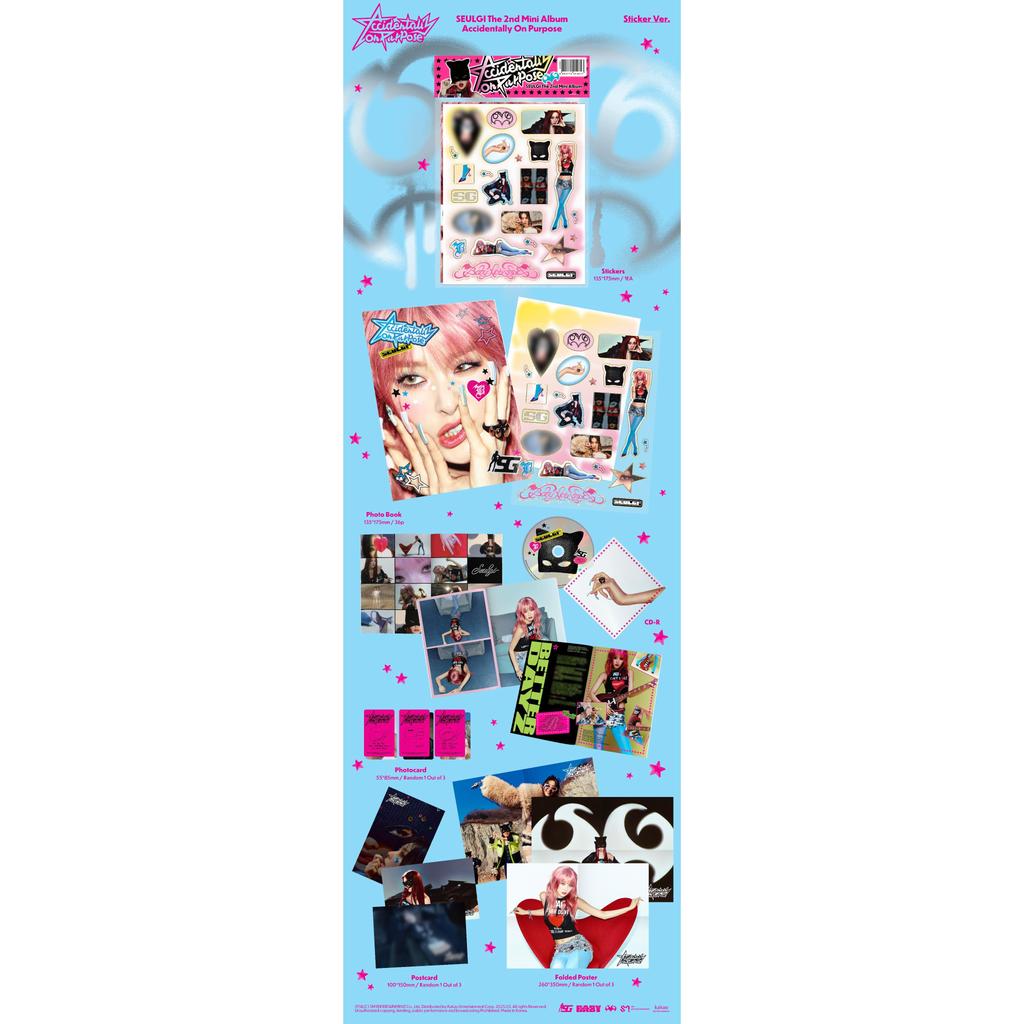 [Предзаказ] Red Velvet SEULGI 2-й мини-альбом [Accidentally On Purpose] (Версия наклейки) (Онлайн-преимущество)