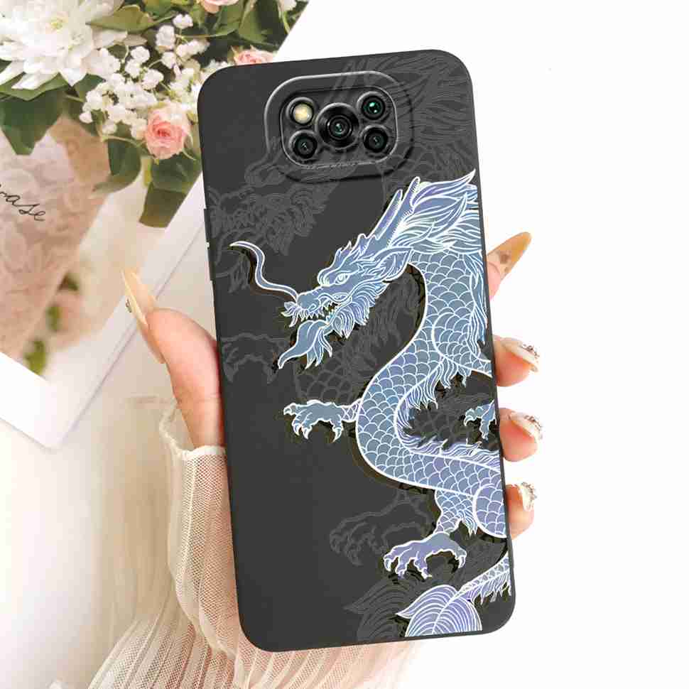 For Xiaomi Poco X3 NFC Case PocoX3 Colorful Printed Cover Soft Silicone TPU For Xiaomi Poco X3 X 3 NFC Pro Cases Bumper