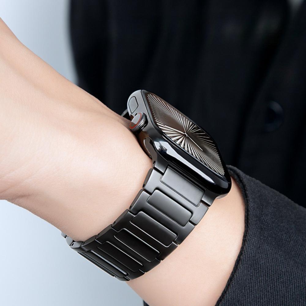 Магнитный титановый ремешок для Apple Watch Ultra 2/1 49 мм 10 46 мм 9 8 7 45 мм Роскошный мужской ремешок Браслет Для Iwatch SE 6 5 44 мм Ремешок