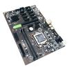B250 BTC Mining Motherboard with 12 PCIE Slots for Video Cards, DDR4 DIMM, SATA3. 0, Supports VGA