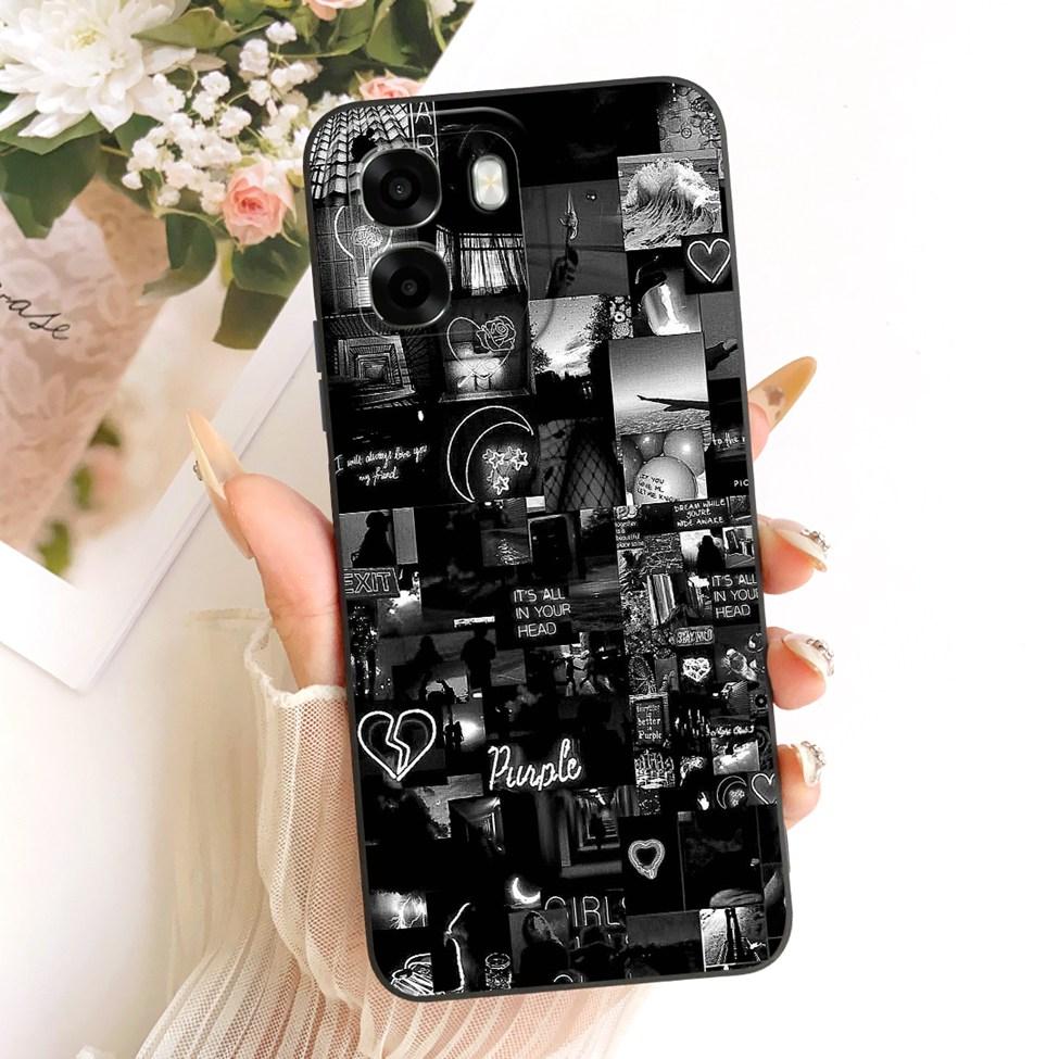 Чехол для телефона Oppo A6x 4G CPH2819 5G CPH2783 Чехол для Oppo A6x Милый Кавайный Роскошный Модный Цветы Крутой Расписной Силиконовый Корпус