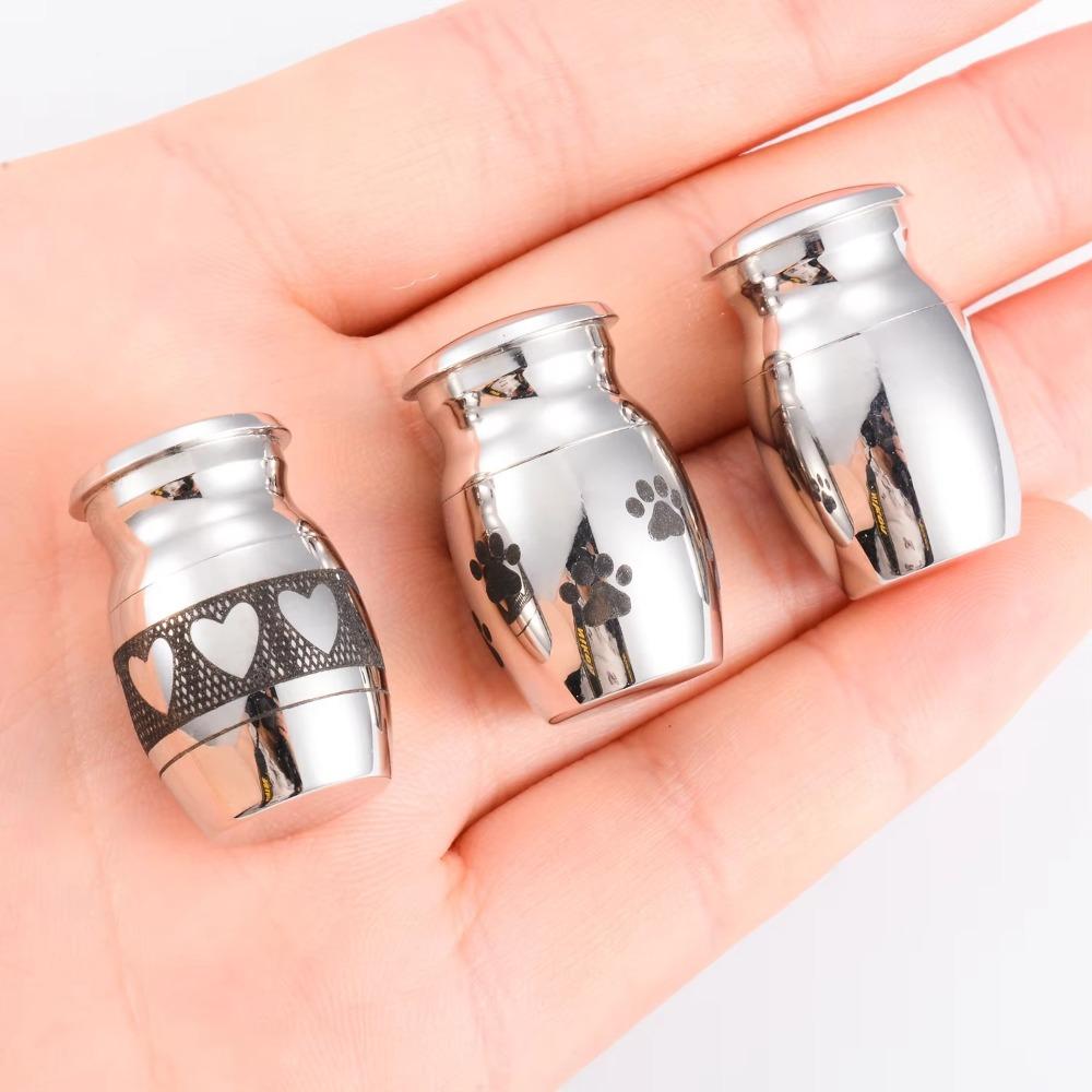 Mini Pet Ashes Box Waterproof Pet Cremation Urn Practical Keepsake Burial Jar Pet Funeral Supplies