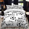 Football Bedding Set Printing Pillowcase Quilt Cover Soccer Duvet Covers Home Textiles Queen King Size Sport Theme Quilt Cover