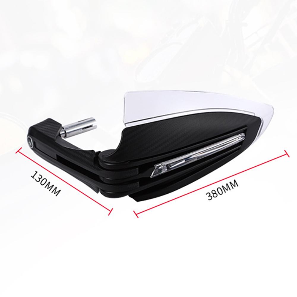 2 шт., универсальная защита для мотоциклетных ручек, ветрозащитная ручка с ДХО и заглушками для квадроциклов