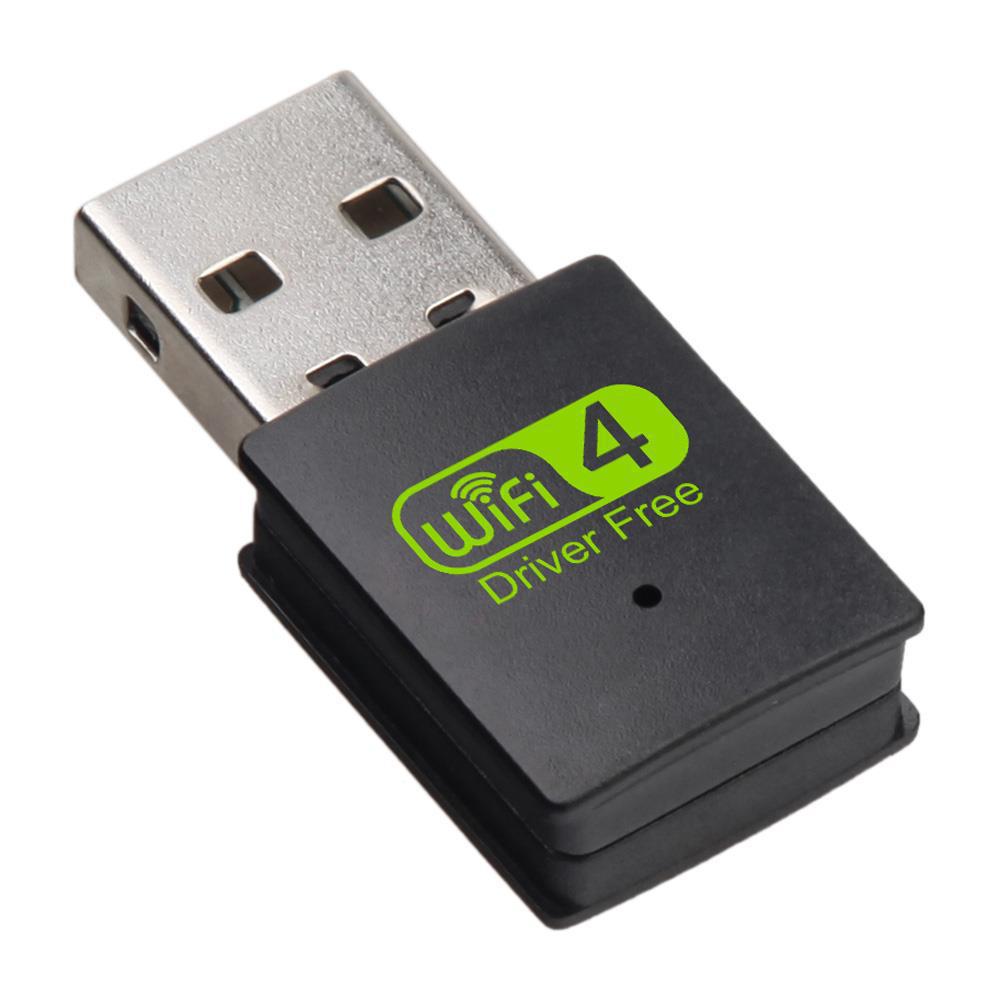 Сетевая карта USB WiFi без драйверов: Беспроводной приемник/передатчик с внешней антенной, 300 м.