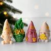 Creative Dwarf Silicone Candle Mold Gypsum Form Resin Ornaments Molds DIY Gnome Handmade Gift Aroma Candle Mould