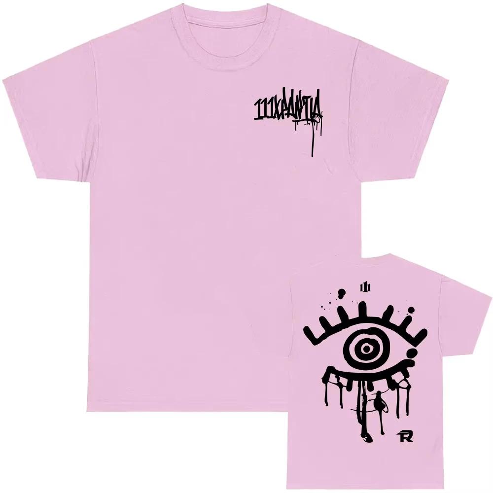2025 Album 111XPANTIA Force Regida T-shirt Grunge Hip Hop Summer Men's Streetwear Cotton Shorts Casual T-shirt
