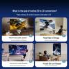 AR-очки XREAL 1S с чипом X1 собственной разработки: Преобразование 2D в 3D, Аэроэкран с полем зрения 52°.