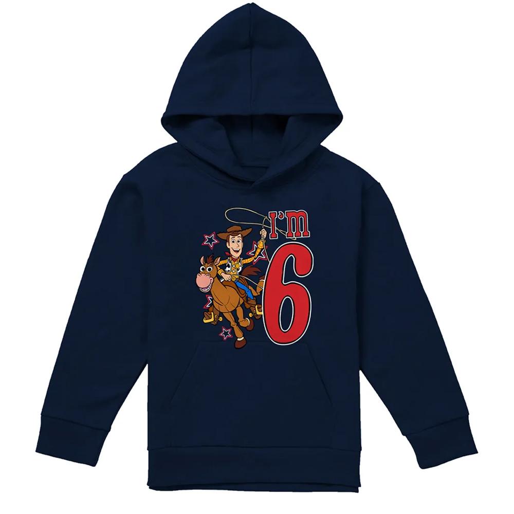 Toy Story Childrens/Kids I'm 6 Woody Birthday Hoodie