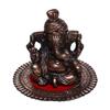 Статуэтка Ганеши, Brown Metal Phagdi Lord Ganesha Idol on Round Base,