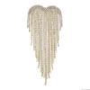 Temperament Tassel Brooch For Women, Heart-shaped Corsage Pin, Atmospheric Cardigan Buckle Pin, Coat Accessories