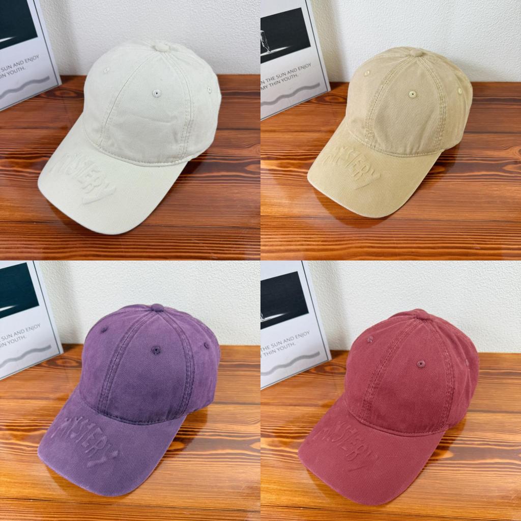 Cotton Baseball Cap With Emblem Design For Spring Sun Fashionable Protection