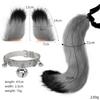 Anime Animal Tail Cosplay Costumes Props Cat Fox Plush Tails Role Play Halloween Party Kawaii Accessories