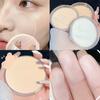 1PC Oil Control Makeup Powder Waterproof Moisturizing Lasting Press Powder Brighten Concealer Nature Breathable Setting Loose Powder