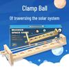 Wooden Solar System Pick-Up Sticks: Hand-Eye Coordination & Concentration Training Game with Marbles
