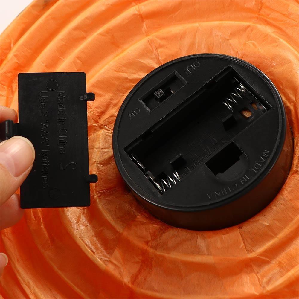 Pumpkin Skull Folding Paper Lanterns With Handle Halloween Pumpkin Lantern Party Pendants