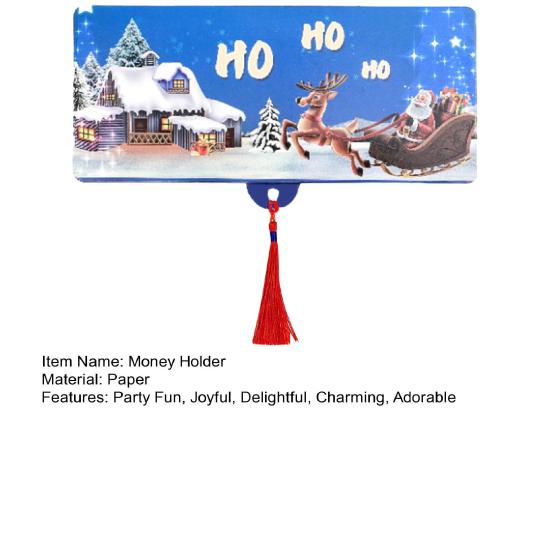 Christmas Cash Gift Envelope Surprise Money Holder with 10 Slots DIY