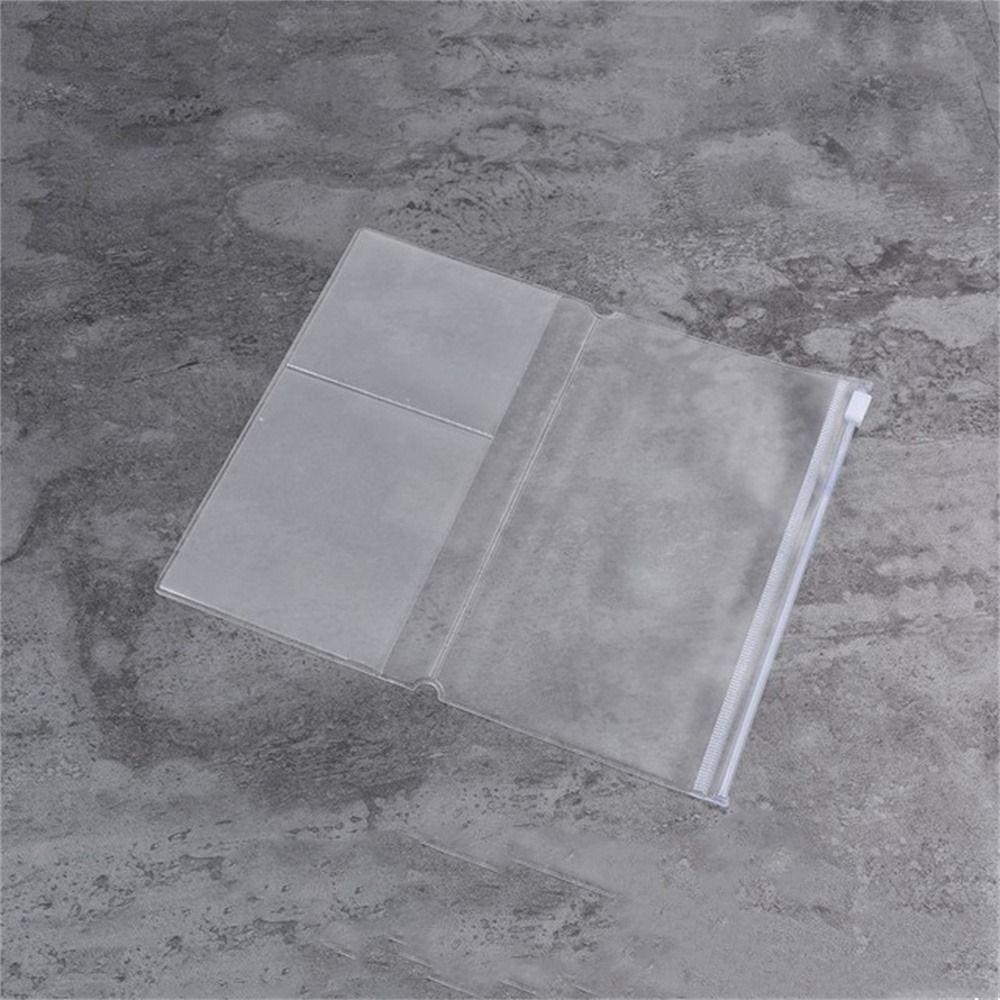 Стандартная сумка для хранения блокнота, органайзер для журнала, держатель для карт, ПВХ сумка на молнии, сумка на молнии для блокнота