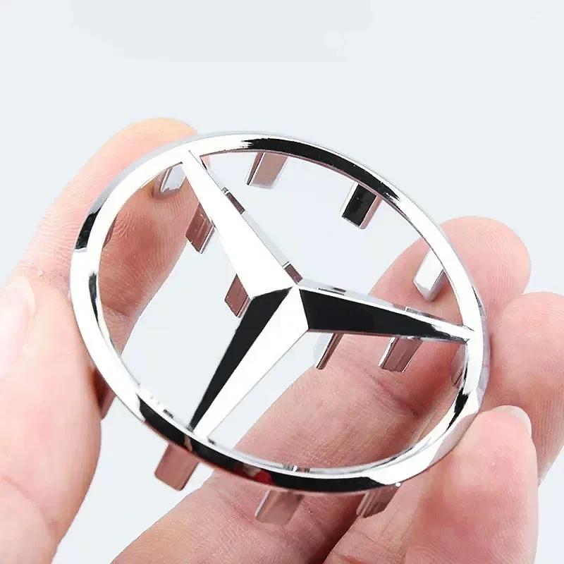 1pcs 52mm 57mm Car Steering Wheel Badge Emblem Sticker For Mercedes Benz W204 W205 W212 W213 W221 W177 W246 GLA GLC CLA A Class CG1